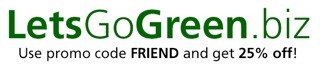 Let's go green logo